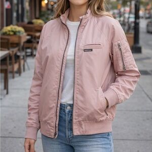 Members Only Pink Bomber Jacket